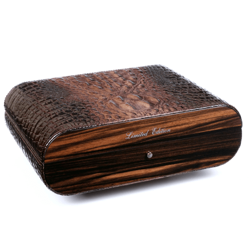 Хьюмидор Gentili Croco Brown на 15 сигар LE