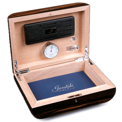 Хьюмидор Gentili Croco Brown на 15 сигар LE Хьюмидор Gentili Croco Brown на 15 сигар LE