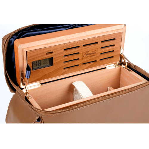 Хьюмидор-саквояж Gentili Brown на 20 сигар Хьюмидор-саквояж Gentili Brown на 20 сигар